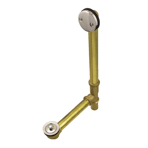 Kingston Brass DLL3166 16-Inch Lift and Lock Tub Waste and Overflow, Polished Nickel DLL3166 - main